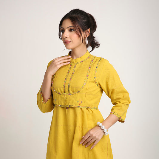 Threadwork Cotton Co-ord Set (3-Piece)