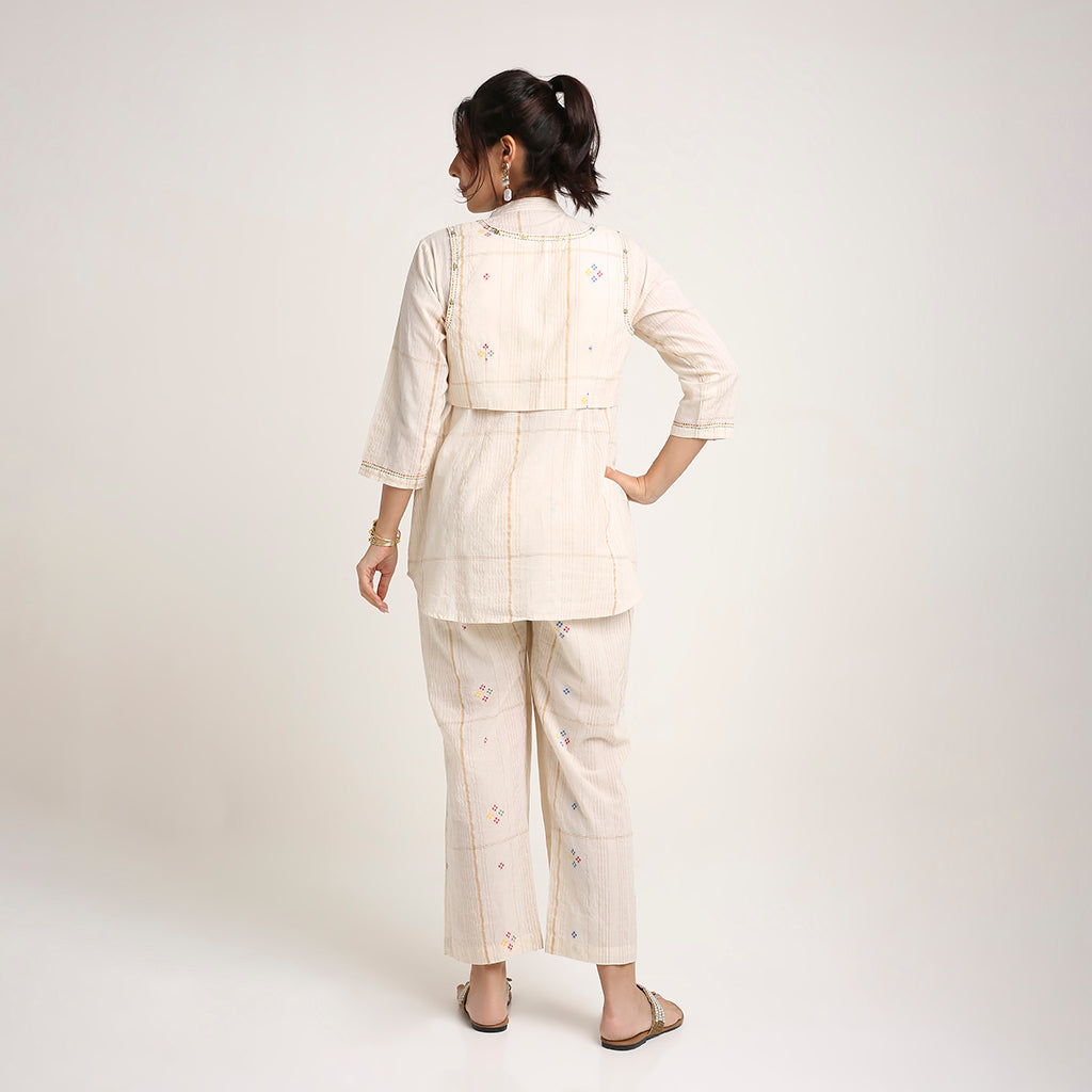 Threadwork Cotton Co-ord Set (3-Piece)