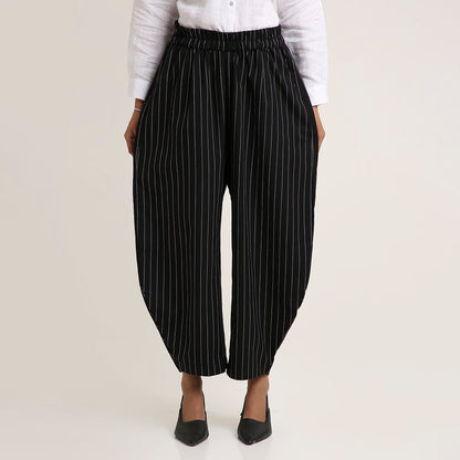 Cotton Barrel Pants in Prints & Stripes