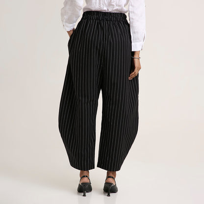 Cotton Barrel Pants in Prints & Stripes