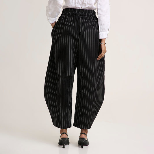 Cotton Barrel Pants in Prints & Stripes