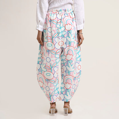 Cotton Barrel Pants in Prints & Stripes