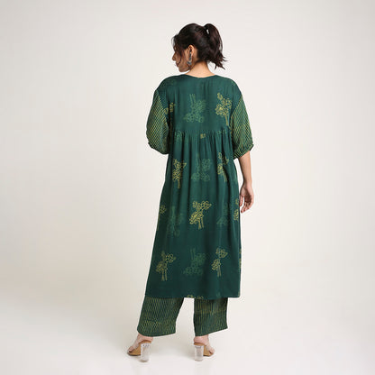 Soft Cotton Modal Lotus Print Set