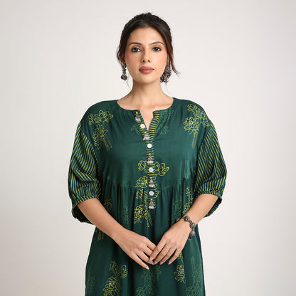 Soft Cotton Modal Lotus Print Set