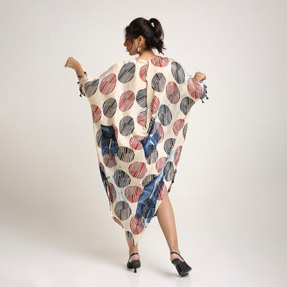 Ajrakh Cowl Poncho (only top)