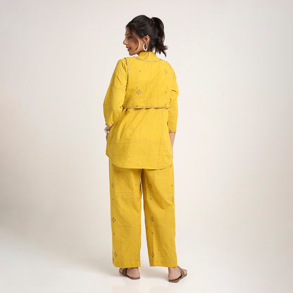Threadwork Cotton Co-ord Set (3-Piece)