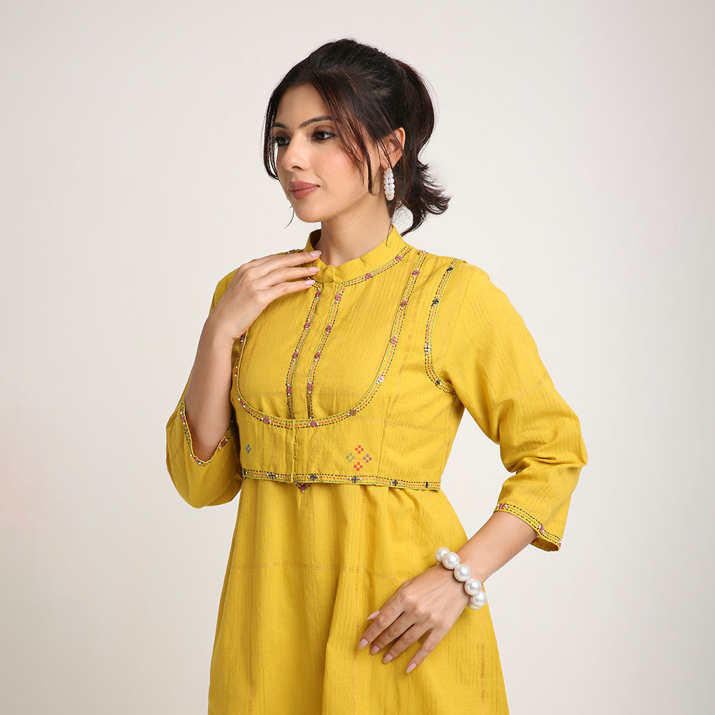 Threadwork Cotton Co-ord Set (3-Piece)