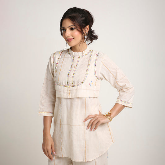 Threadwork Cotton Co-ord Set (3-Piece)